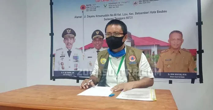 Juru Bicara (Jubir) Tim Gugus Tugas Percepatan Penangan Covid-19 Kota Baubau, dr Lukman