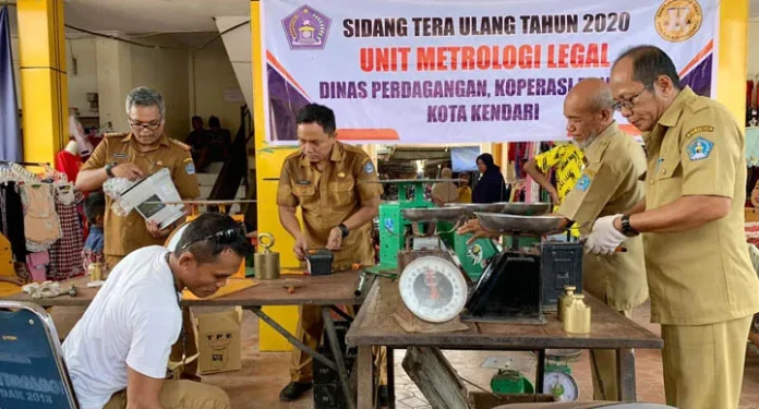 Covid-19 Hambat Sidang Tera Ulang Disperindag Kendari