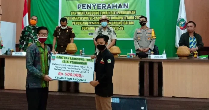 2.128 Mahasiswa Asal Konut Dapat BLT Pendidikan Covid-19