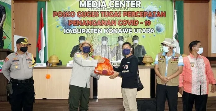 Bupati Konut Minta Ormas Turut Berperan Melawan Covid-19