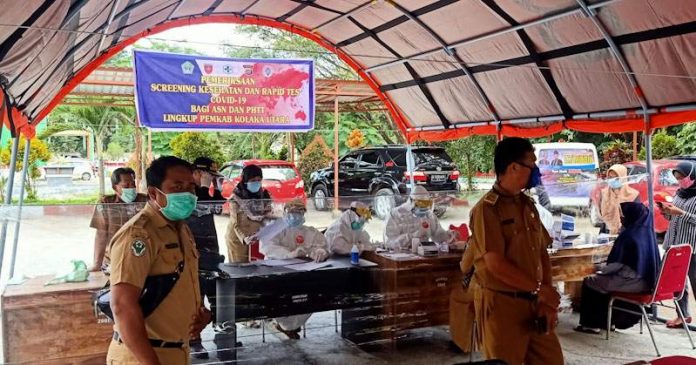 Pemkab Kolut Gelar Rapid Test Massal