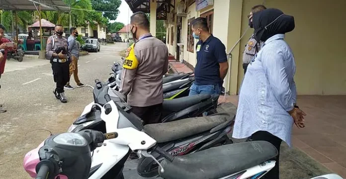 Rilis Curanmor, Polres Baubau Amankan 8 Orang Pelaku