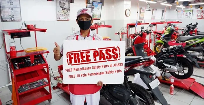 ahass AHASS Hadrikan Layanan Free Pass Mulai 1 Juli Hingga Akhir Tahun