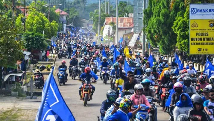 Ribuan Simpatisan Sambut Kedatangan Ridwan Zakariah-Ahali