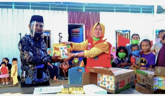 Dinkes Konut Gelar Layanan Kesehatan Masyarakat di Huntara