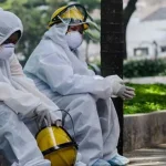 Satu Tenaga Kesehatan Positif Covid-19 Asal Kolaka Meninggal Dunia Ilustrasi tenaga medis, ilustrasi corona, ilustrasi covid 19