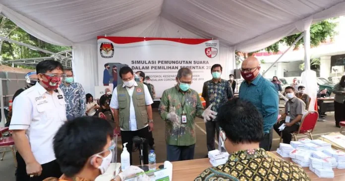 Gelar Simulasi Pemungutan Suara, KPU Utamakan Kesehatan