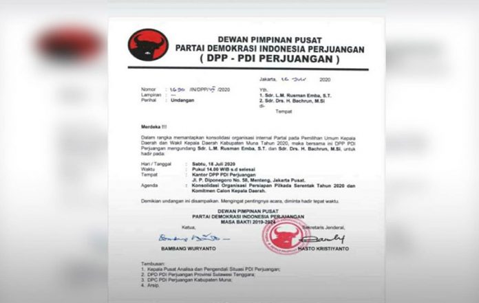 DPP PDIP Undang Rusman - Bachrun Ikuti Komitmen Cakada