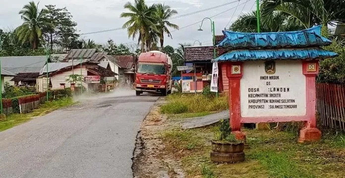 Tangki Truk Pengangkut Gas Elpiji Bocor di Konsel, Warga Mengungsi