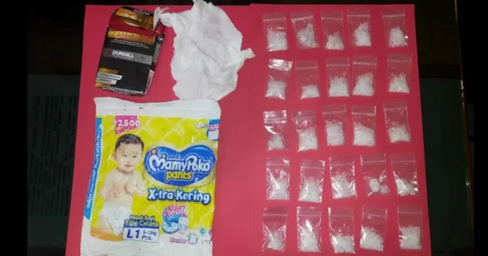 Polres Bombana Ringkus Pengedar Sabu Berkedok Popok Bayi