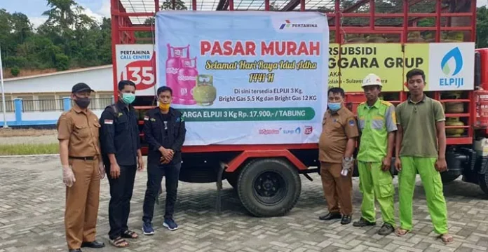 Pertamina Gandeng Disperindag Kolaka Gelar Operasi Pasar Elpiji