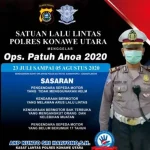Polres Konut Tindak di Tempat 27 Pengendara Tanpa Helm dan Surat Polres Konut Tindak di Tempat 27 Pengendara Tanpa Helm dan Surat
