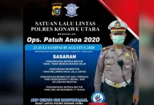 Polres Konut Tindak di Tempat 27 Pengendara Tanpa Helm dan Surat Polres Konut Tindak di Tempat 27 Pengendara Tanpa Helm dan Surat