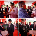 Momen HUT RI, Petugas Covid dan ASN Berprestasi di Konut Terima Penghargaan Momen HUT RI, Petugas Covid dan ASN Berprestasi di Konut Terima Penghargaan