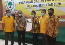 Ridwan-Ahali Kantongi B.1-KWK Golkar untuk Mendaftar di KPU Butur