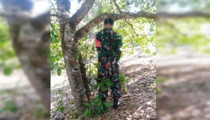 babinsa bunuh diri Seorang Babinsa di Bombana Ditemukan Tewas Tergantung di Pohon