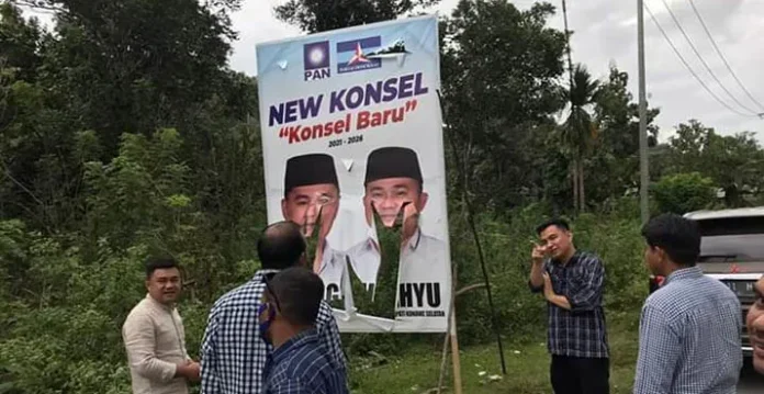 Baliho Dirusak, Endang Imbau Timnya Tetap Tenang