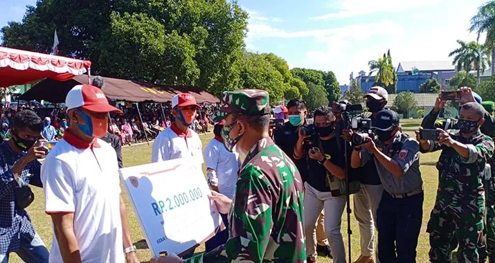 Terdampak COVID-19, 1000 Pelaku UMKM di Sultra Dapat Bantuan Modal BNI Kerjasama Pangdam Hasanuddin