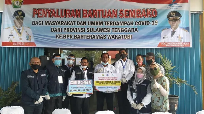 86 Debitur BPR Bahteramas Wakatobi Dapat Bantuan Covid-19