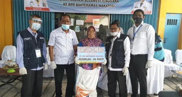 86 Debitur BPR Bahteramas Wakatobi Dapat Bantuan Covid-19