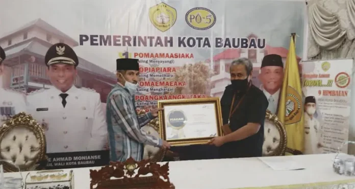 Sensus Online Capai 48 Persen, Pemkot Baubau Dapat Penghargaan BPS
