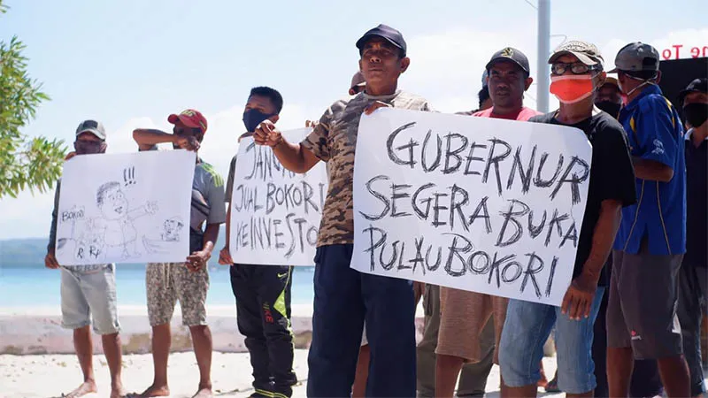 Tercekik Ekonomi, Warga Bajo Protes Pulau Bokori Tak Kunjung Dibuka