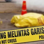 Hendak Melambung, Seorang Wanita di Muna Tewas Dilindas Truk garis polisi kecelakaan police line