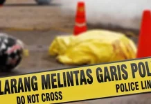 Hendak Melambung, Seorang Wanita di Muna Tewas Dilindas Truk garis polisi kecelakaan police line