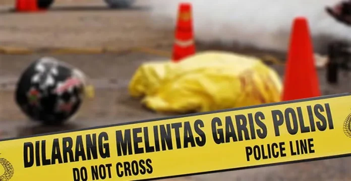 garis polisi kecelakaan police line
