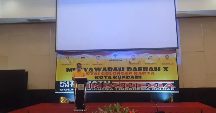 Buka Musda Golkar X, Herry Asiku: Golkar Harus Memimpin di Kota Kendari