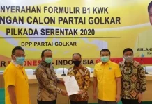 Terima B.1-KWK Golkar, Surunuddin-Rasyid Daftar ke KPU pada 4 September Terima B.1-KWK Golkar, Surunuddin-Rasyid Daftar ke KPU pada 4 September