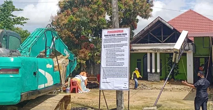 Eksekutor Lahan di Korumba Diserang Bom Molotov