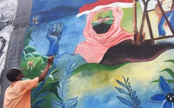 Lewat Mural, Kemerdekaan dan Perlawanan terhadap Covid-19 Diekspresikan Lewat Mural, Kemerdekaan dan Perlawanan terhadap Covid-19 Diekspresikan