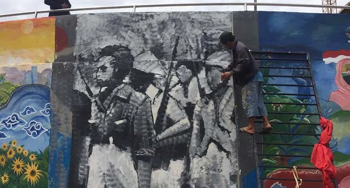 Lewat Mural, Kemerdekaan dan Perlawanan terhadap Covid-19 Diekspresikan