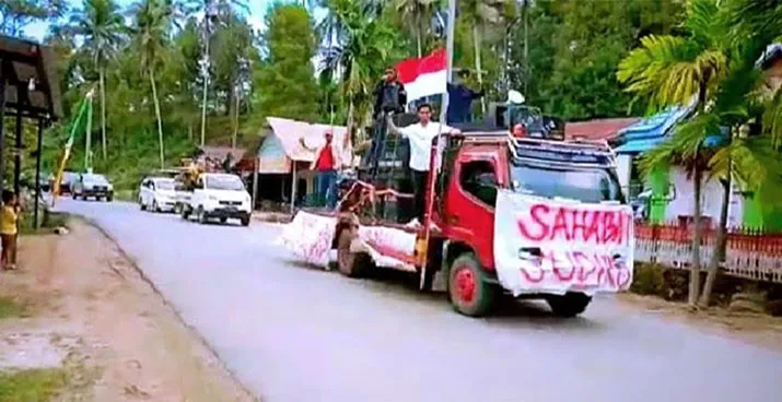 Siap Menangkan Ruksamin, Ribuan Tim Sahabat Sudiro Konvoi Akbar