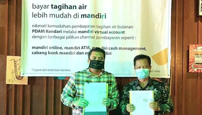 tagiha_pdmakendari Bayar Tagihan PDAM Kendari Kini Bisa Lewat Bank Mandiri