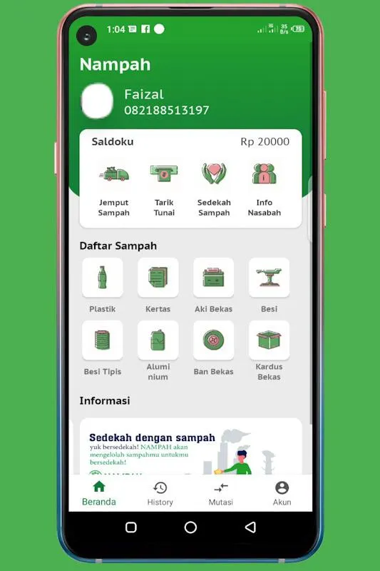 Mahasiswa USN Kolaka Ciptakan Aplikasi Nabung Sampah, Begini Cara Kerjanya