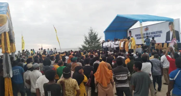 Pilkada Wakatobi, 7.115 Relawan Arhawi-Hardin Telah Dikukuhkan