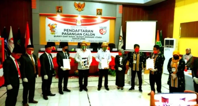 Ruksamin- Abu Haera Resmi Ditetapkan Sebagai Peserta di Pilkada Konut