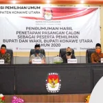 KPU Tetapkan Ruksamin-Abuhaera dan Raup-Iskandar Paslon di Pilkada Konut KPU Tetapkan Ruksamin-Abuhaera dan Raup-Iskandar Paslon di Pilkada Konut