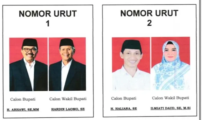 Pilkada Wakatobi, HALO nomor 1, HATI nomor 2