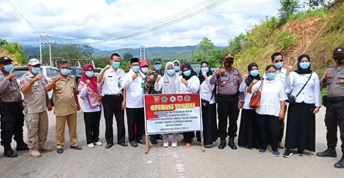 Camat Unahaa Perketat Pelaksanaan Protokol Kesehatan Covid-19