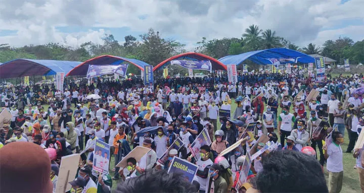 Deklarasi Pasangan Surunuddin - Rasyid, Irham Ajak Warga Lanjutkan 2 Periode