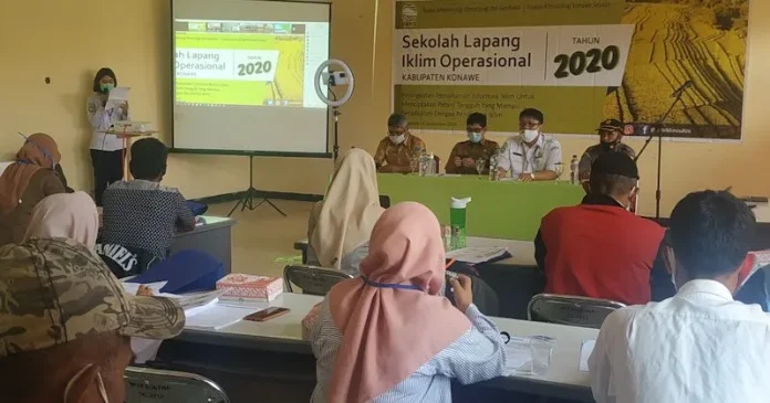 Petani dan Penyuluh di Konawe Diajar Cara Mengetahui Fenomena Iklim