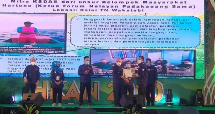 Dua Kelompok Nelayan Konservasi di Wakatobi Raih Penghargaan dari KLHK