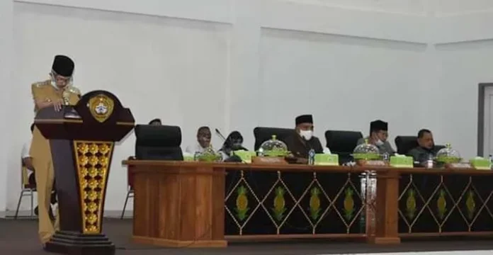 pidatoanggaran Sisa Lebih Pembiayaan Anggaran Pemkot Baubau Capai Rp91 Miliar