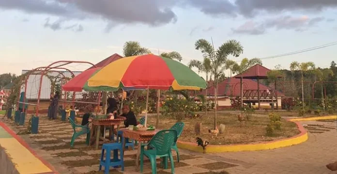 Ruang terbuka hijau di bungku toko