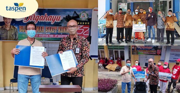 Jaminan Sosial Taspen Kendari Taken MoU dengan BLUD RSUD Konawe