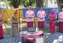 Pertamina Salurkan Bantuan 7 Unit Laptop untuk TK Bhayangkari di Sultra Pertamina Salurkan Bantuan 7 Unit Laptop untuk TK Bhayangkari di Sultra