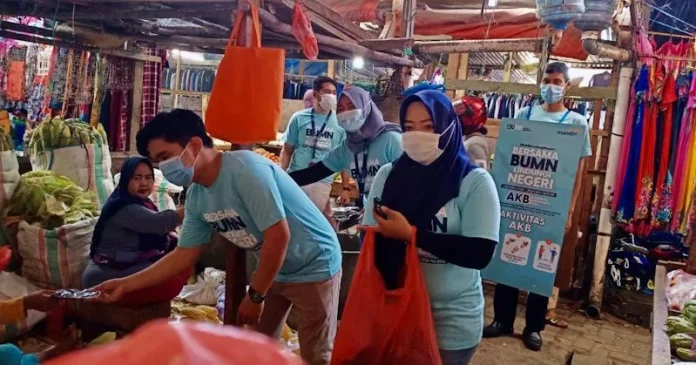 bumn 1 BUMN Sebar 5.000 Masker Kain di Sultra